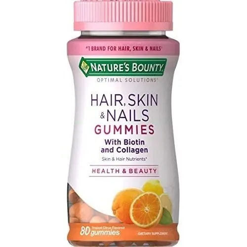NATURE'S BOUNTY HAIR, SKIN & NAIL GUMMIES X80 36495