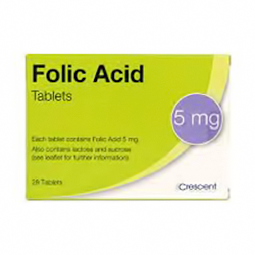 FOLIC ACID 5MG*28TABS CRESCENT 61776