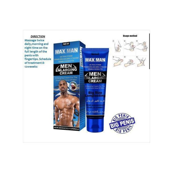 Max Man Big Size, Long Lasting Penis Enlargement Gel 51004
