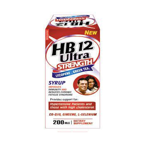 HB 12 ULTRA STRENGTH SYRUP* 200ML 62608