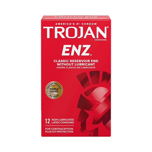 TROJAN ENZ NON LUB *12 CONDOMS 63431