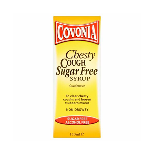 COVONIA CHESTY COUGH SUGAR FREE SYRUP 150ML 62322