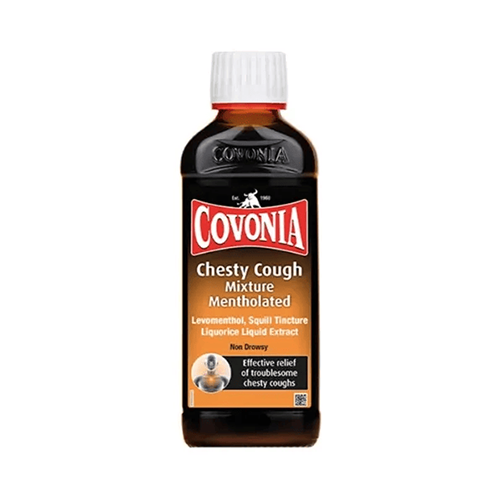 COVONIA CHESTY COUGH MIXTURE MENTHOLATED 150ML 64447