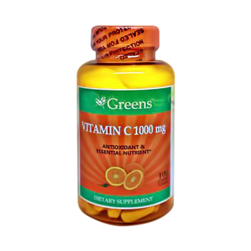 GREENS VITAMIN C 1000MG *100 TABLETS 64284