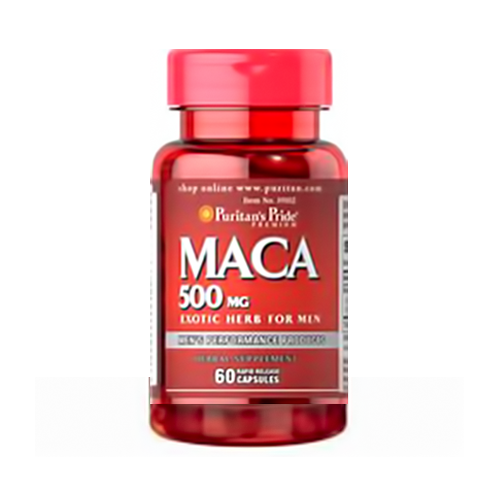 PURITAN'S PRIDE MACA 500MG RAPID RELEASE *60 CAPSULES 62840