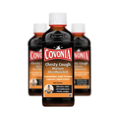 COVONIA CHESTY COUGH MIXTURE MENTHOLATED 150ML 64446