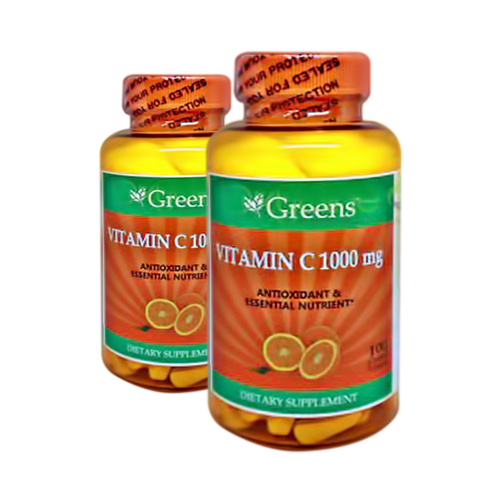 GREENS VITAMIN C 1000MG *100 TABLETS