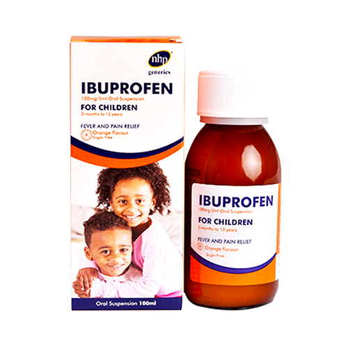 NHP IBUPROFEN SUSPENSION 100ML