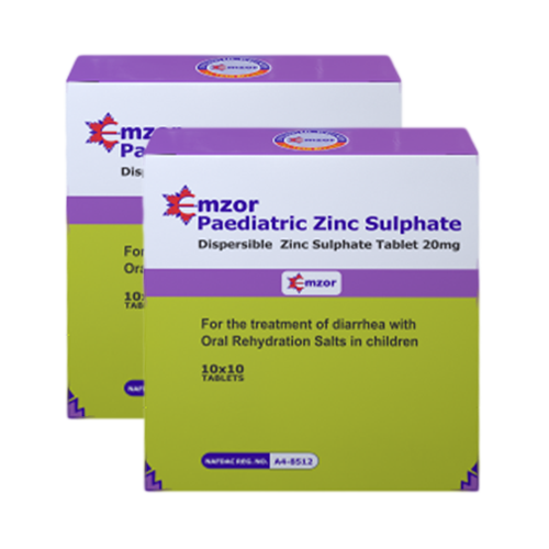 EMZOR PAEDIATRIC ZINC SULPHATE*10TABLETS