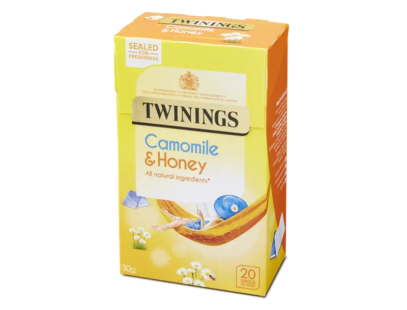 TWININGS CAMOMILE AND HONEY TEA 20'S