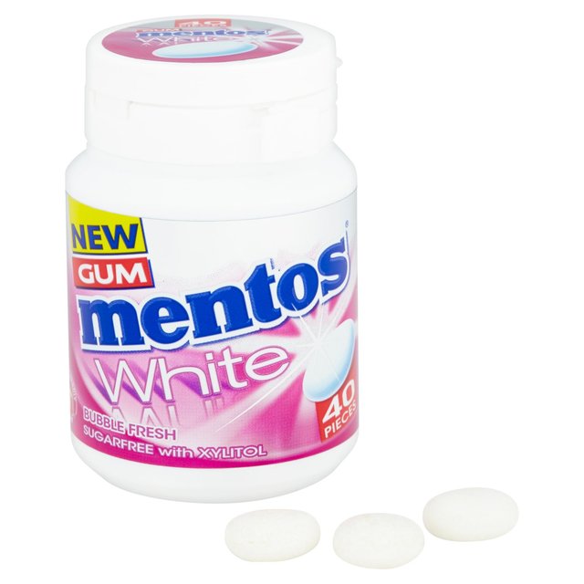 Mentos Mentos White Gum Bottles (Bubble Fresh Flavour)