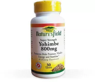 NATURE'S FIELD YOHIMBE 800MG*30TABLETS 55262