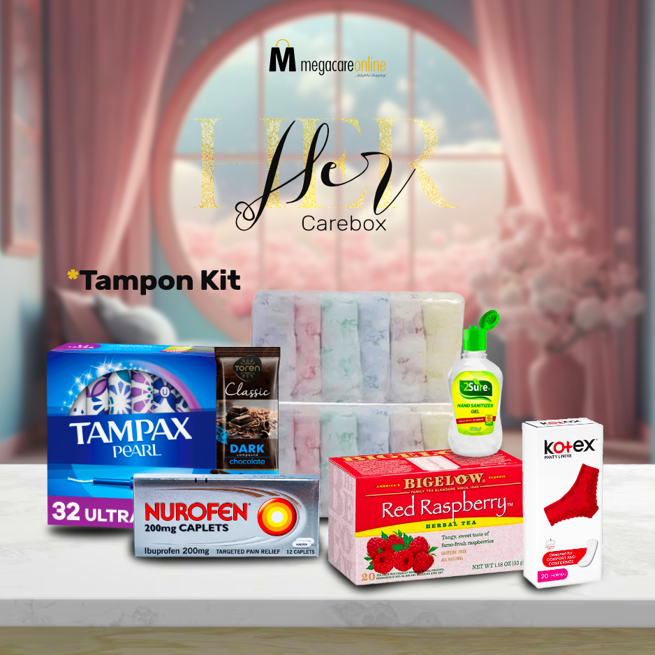 Her Carebox: Tampon Period Kit (Heavy)