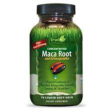 IRWIN MACA ROOT&ASHWAGANDHA 75LIQUID SOFTGEL