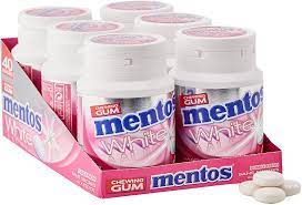 Mentos Mentos White Gum Bottles (Bubble Fresh Flavour) 49257