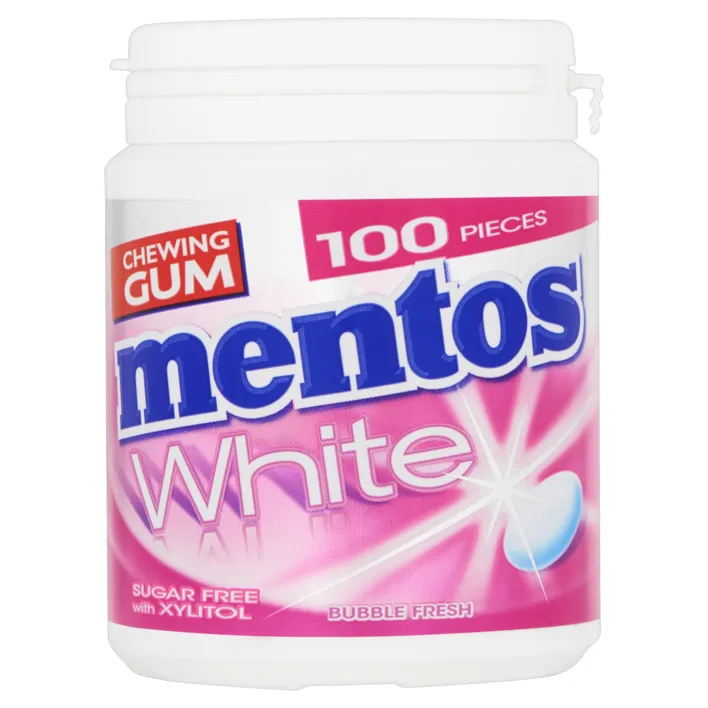 Mentos Mentos White Gum Bottles (Bubble Fresh Flavour) 49254