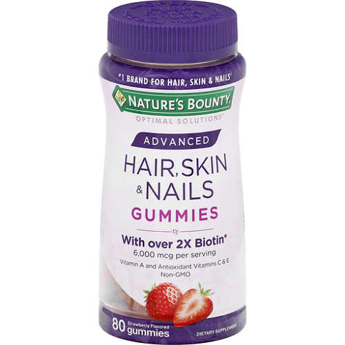 NATURE'S BOUNTY HAIR, SKIN & NAIL GUMMIES X80 36492