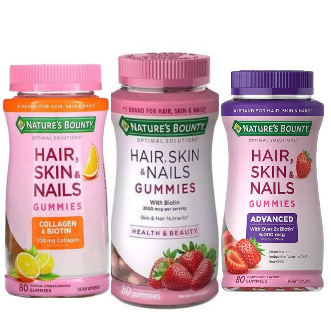 NATURE'S BOUNTY HAIR, SKIN & NAIL GUMMIES X80 36491