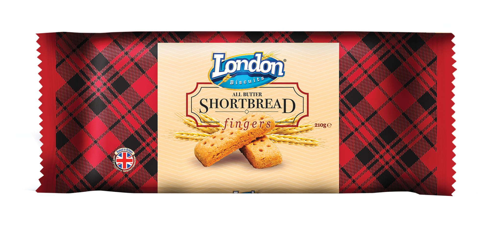 LONDON BISCUITS SHORT BREAD 210G 50189