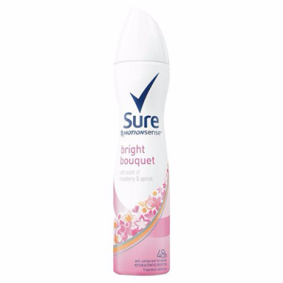 SURE ANTI PERSPIRANT WOMEN BRIGHT BOUQUET SPRAY 53724