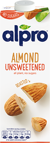 ALPRO ALMOND MILK UNSWEETNED 1LTR 36654