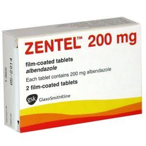 ALBENDAZOLE 200MG  TABLETS